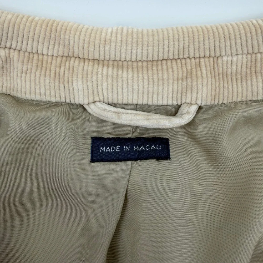 Polo‎ Ralph Lauren Vintage Blazer Mens L Tan Corduroy 3-Button Sport Coat Jacket